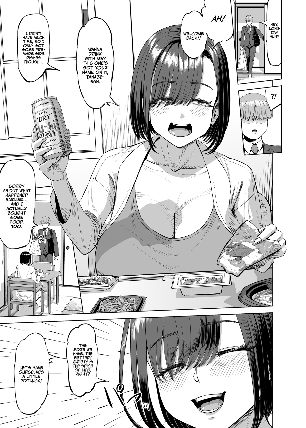 Hentai Manga Comic-Frustrated Share House Residents - Why don't we just get together since we're both horny?-Read-10